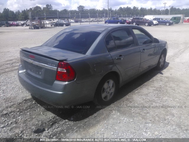 1G1ZT52835F297938 - 2005 CHEVROLET MALIBU LS GRAY photo 4