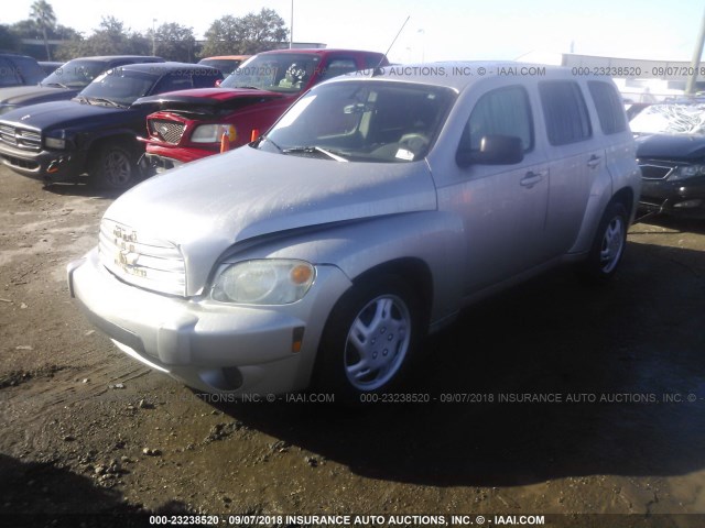 3GNDA13D17S598631 - 2007 CHEVROLET HHR LS SILVER photo 2