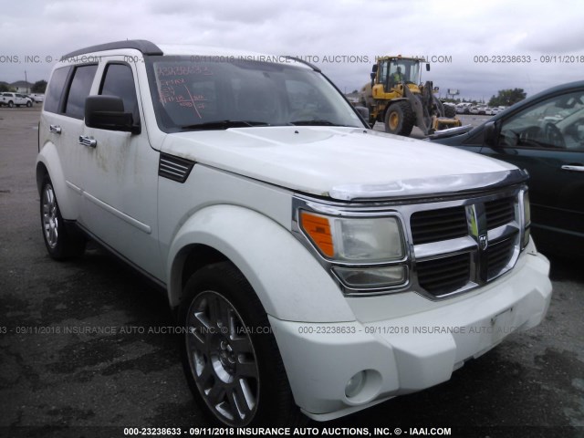 1D4PT2GK8AW145975 - 2010 DODGE NITRO SE WHITE photo 1