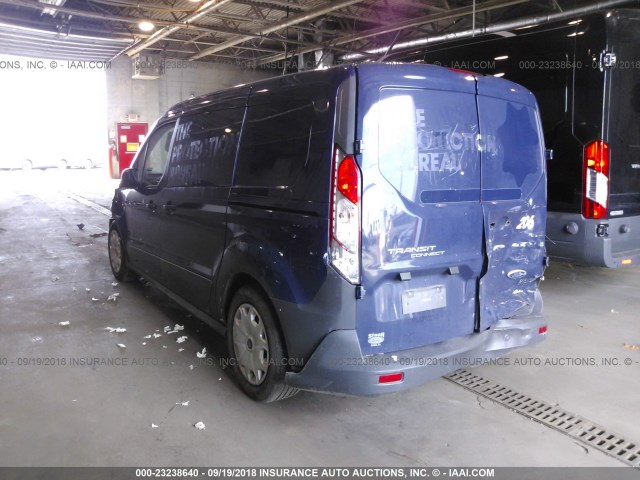 NM0LS7E75G1248980 - 2016 FORD TRANSIT CONNECT XL Dark Blue photo 3