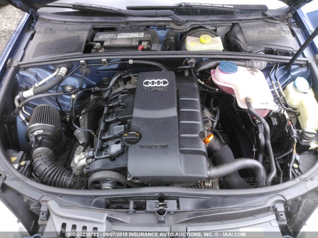 WAUDF68E45A439252 - 2005 AUDI A4 2.0T QUATTRO BLUE photo 10