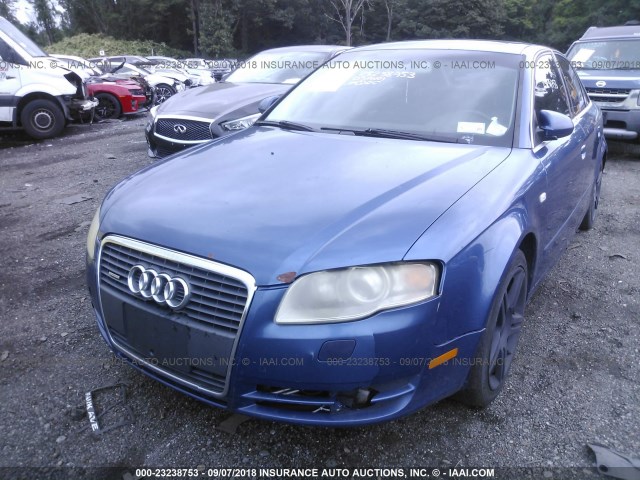 WAUDF68E45A439252 - 2005 AUDI A4 2.0T QUATTRO BLUE photo 6