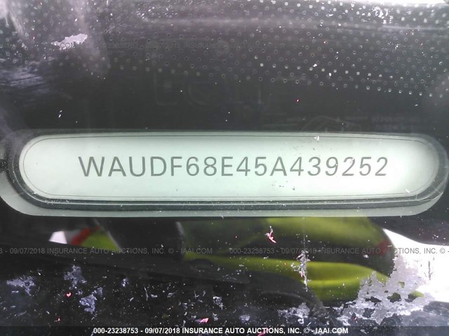 WAUDF68E45A439252 - 2005 AUDI A4 2.0T QUATTRO BLUE photo 9