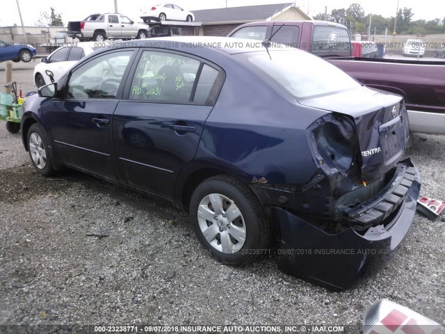 3N1AB61E98L666416 - 2008 NISSAN SENTRA 2.0/2.0S/2.0SL BLUE photo 3