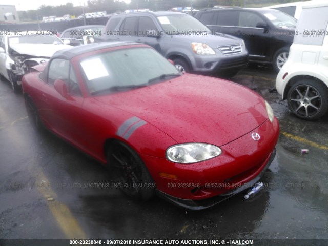 JM1NB353810217222 - 2001 MAZDA MX-5 MIATA LS RED photo 1