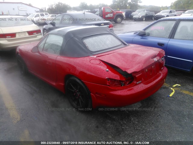 JM1NB353810217222 - 2001 MAZDA MX-5 MIATA LS RED photo 3