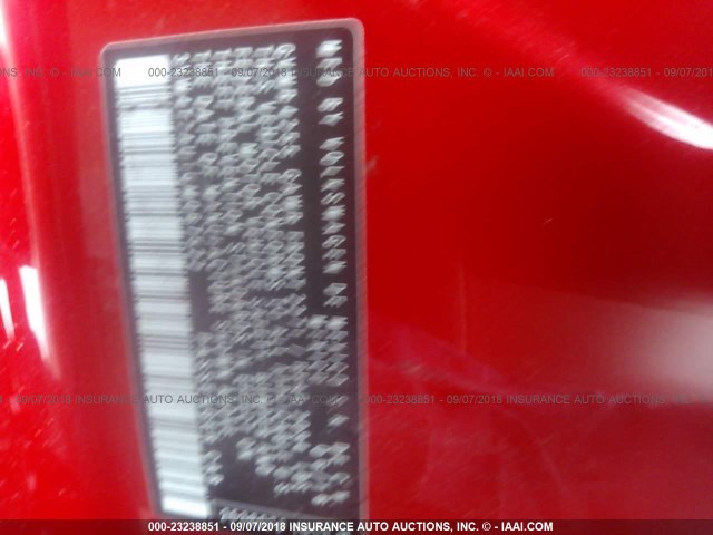 3VW4T7AU1GM067522 - 2016 VOLKSWAGEN GTI S/SE/AUTOBAHN RED photo 9