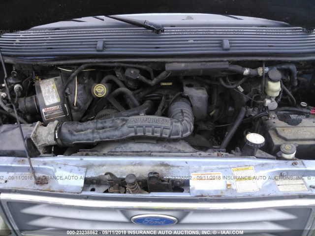 1FMDA31U3VZC14707 - 1997 FORD AEROSTAR BLUE photo 10