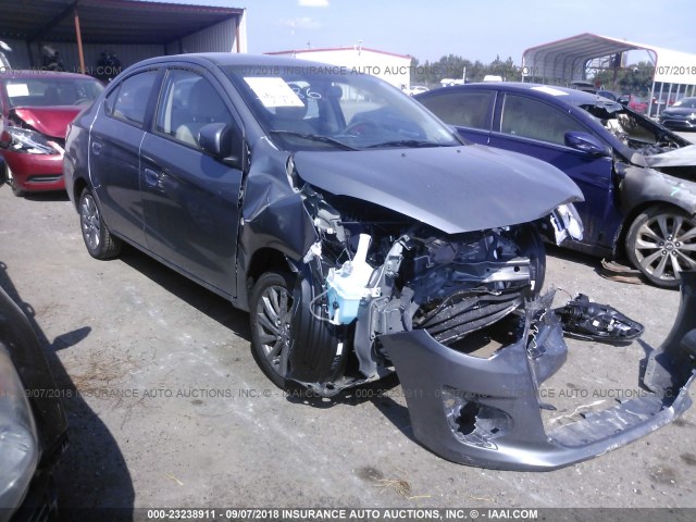 ML32F3FJ5JHF07087 - 2018 MITSUBISHI MIRAGE G4 ES Gris foto 1