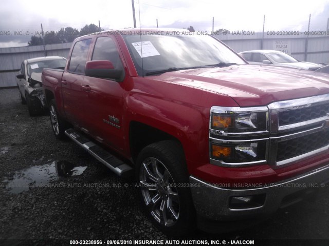 3GCPCREC8EG115073 - 2014 CHEVROLET SILVERADO C1500 LT RED photo 1