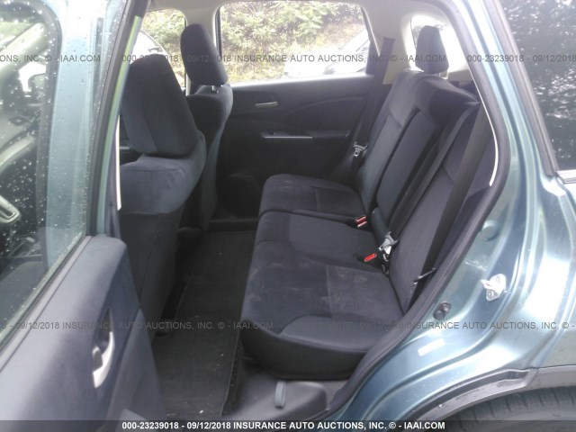 5J6RM4H32DL055095 - 2013 HONDA CR-V LX BLUE photo 8