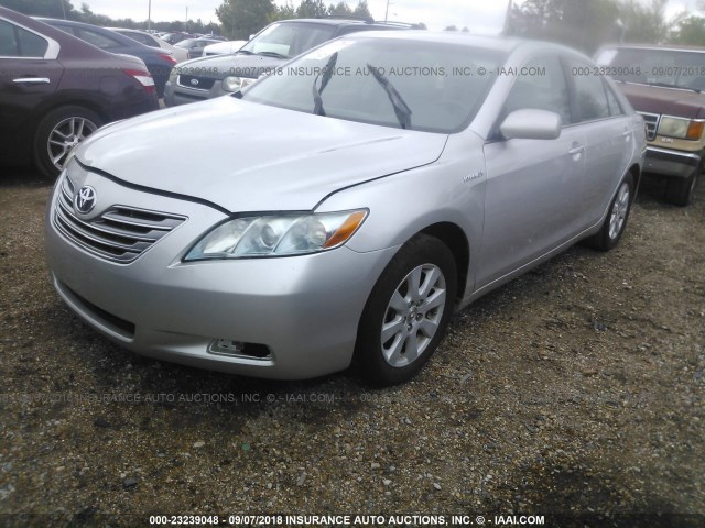 4T1BB46K38U047140 - 2008 TOYOTA CAMRY HYBRID GRAY photo 2