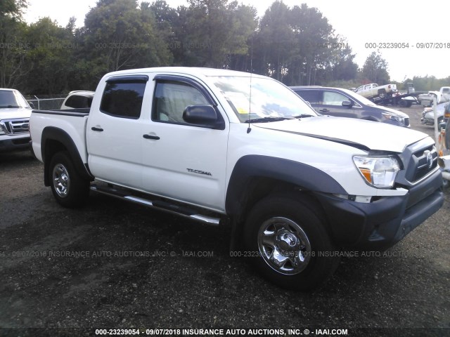 5TFJX4GN4FX045239 - 2015 TOYOTA TACOMA DOUBLE CAB PRERUNNER WHITE photo 1