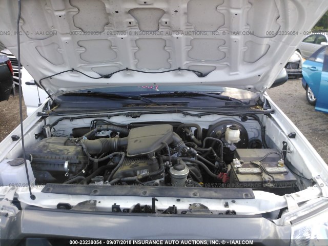 5TFJX4GN4FX045239 - 2015 TOYOTA TACOMA DOUBLE CAB PRERUNNER WHITE photo 10