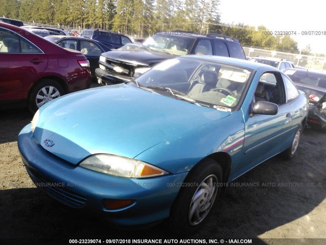 3G1JC1247XS805085 - 1999 CHEVROLET CAVALIER RS TEAL photo 2