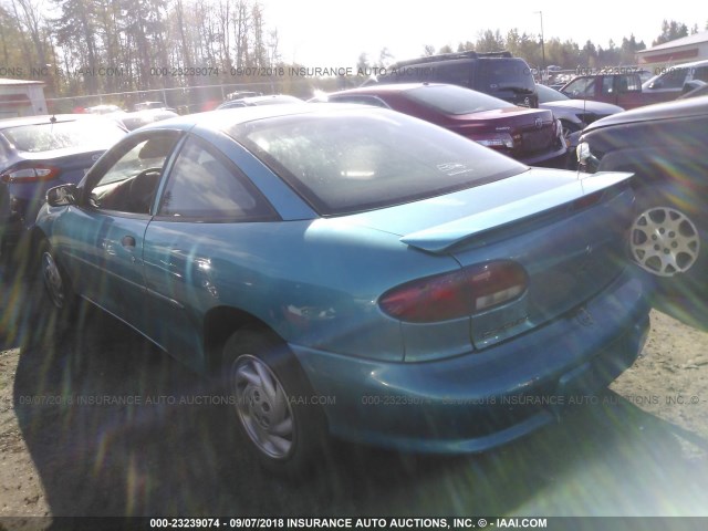 3G1JC1247XS805085 - 1999 CHEVROLET CAVALIER RS TEAL photo 3