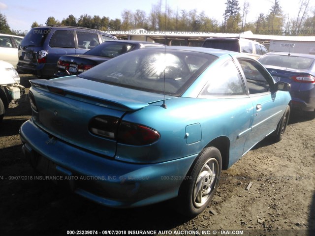 3G1JC1247XS805085 - 1999 CHEVROLET CAVALIER RS TEAL photo 4