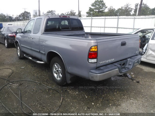 5TBRT34172S238620 - 2002 TOYOTA TUNDRA ACCESS CAB/ACCESS CAB SR5 Champagne photo 3