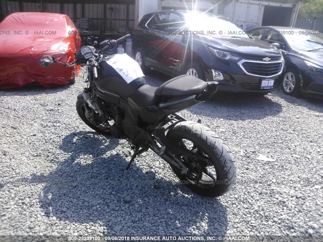 JKAEXEE19CDA02159 - 2012 KAWASAKI EX650 EC BLACK photo 3