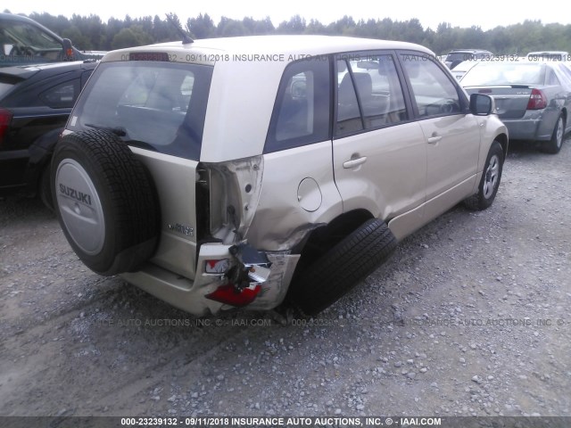 JS3TE941664103481 - 2006 SUZUKI GRAND VITARA  Pewter photo 4