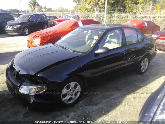 3N1CB51A15L502413 - 2005 NISSAN SENTRA 1.8S BLACK photo 2