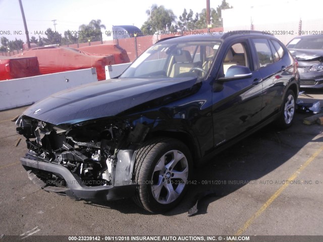 WBAVM1C5XEVW49528 - 2014 BMW X1 SDRIVE28I BLUE photo 2