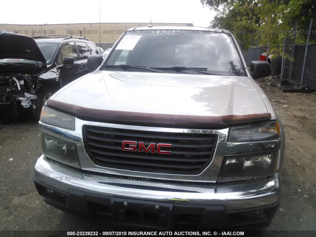 1GTDT136968264391 - 2006 GMC CANYON TAN photo 6