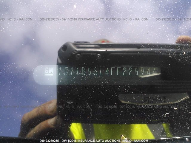 1G11B5SL4FF225944 - 2015 CHEVROLET MALIBU LS Qara foto 9