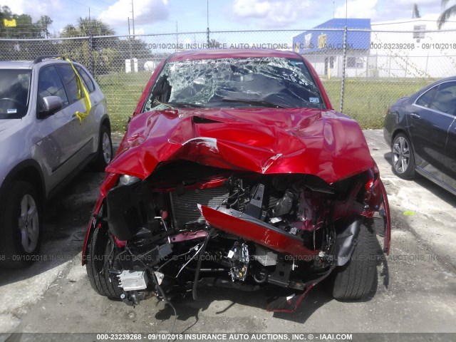 5TFAZ5CN6JX057908 - 2018 TOYOTA TACOMA DBL CAB/SR5/TRD SPORT/OR RED photo 6