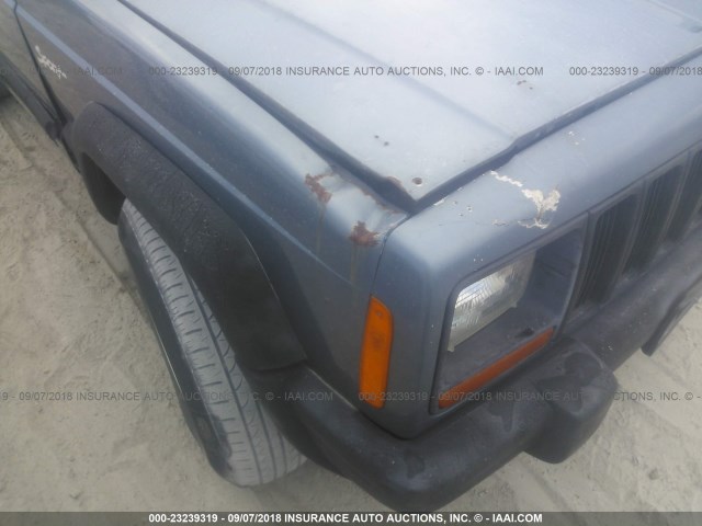 1J4FT67S5WL160534 - 1998 JEEP CHEROKEE SPORT BLUE photo 6