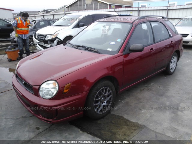 JF1GG65583G812990 - 2003 SUBARU IMPREZA TS 红色 照片 2