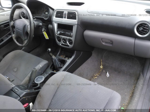 JF1GG65583G812990 - 2003 SUBARU IMPREZA TS 红色 照片 5