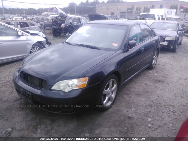 4S3BL616777208156 - 2007 SUBARU LEGACY 2.5I BLACK photo 2