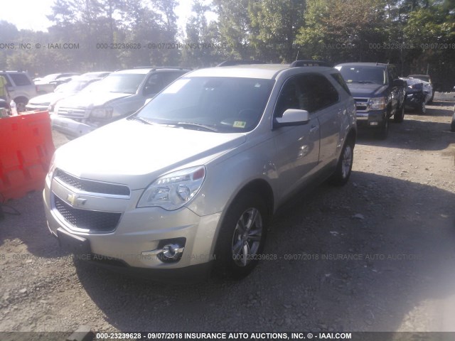 2GNFLNEK5D6314711 - 2013 CHEVROLET EQUINOX LT TAN photo 2