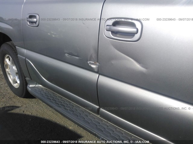 1GKFK66U15J166387 - 2005 GMC YUKON XL DENALI GRAY photo 6