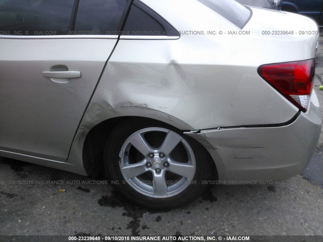 1G1PC5SBXE7271723 - 2014 CHEVROLET CRUZE LT TAN photo 6
