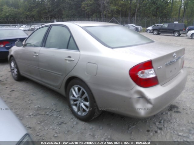 4T1BE32K93U194885 - 2003 TOYOTA CAMRY LE/XLE/SE Qəhvəyi foto 3