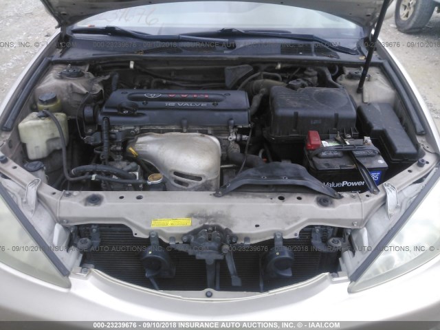 4T1BE32K23U650225 - 2003 TOYOTA CAMRY LE/XLE/SE Қоңыр фото 10