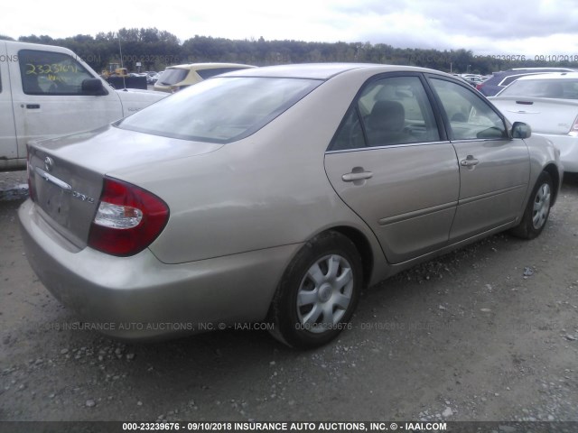 4T1BE32K23U650225 - 2003 TOYOTA CAMRY LE/XLE/SE Қоңыр фото 4