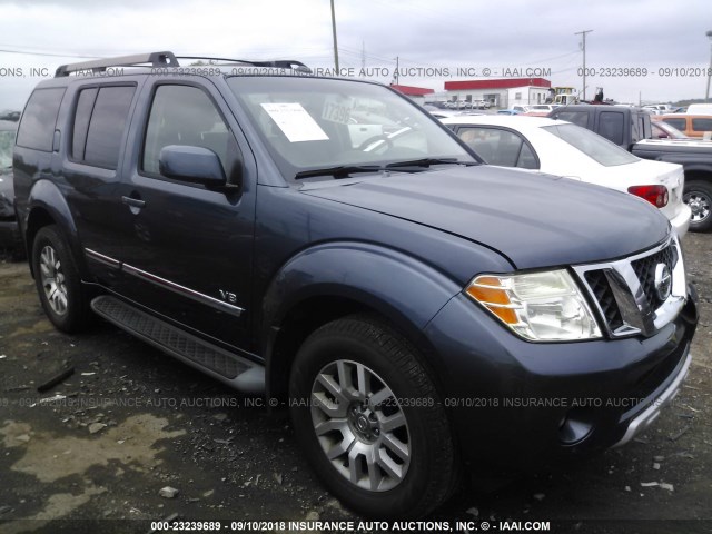 5N1BR18A18C627717 - 2008 NISSAN PATHFINDER LE/SE BLUE photo 1