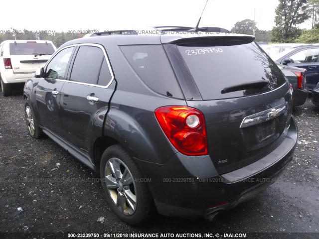 2CNFLGEY4A6263055 - 2010 CHEVROLET EQUINOX LTZ GRAY photo 3