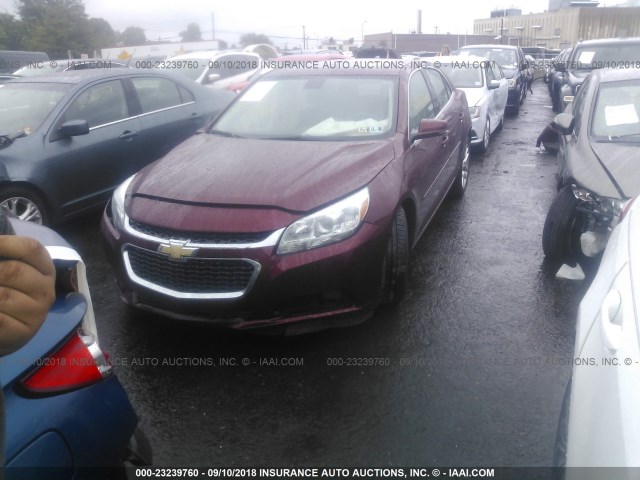 1G11C5SL2FF312271 - 2015 CHEVROLET MALIBU 1LT BURGUNDY photo 2