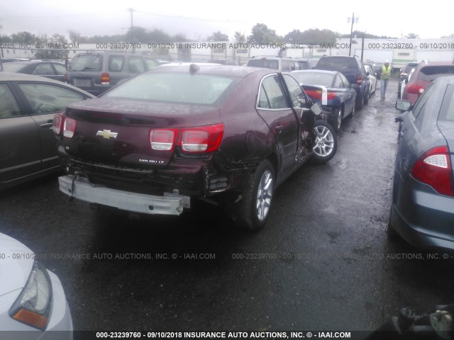 1G11C5SL2FF312271 - 2015 CHEVROLET MALIBU 1LT BURGUNDY photo 4