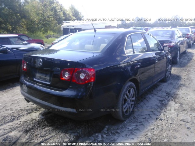 3VWEG71K17M157728 - 2007 VOLKSWAGEN JETTA WOLFSBURG 黑色 照片 4