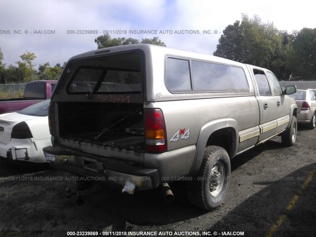 1GCHK23GX1F113079 - 2001 CHEVROLET SILVERADO K2500 HEAVY DUTY SILVER photo 4