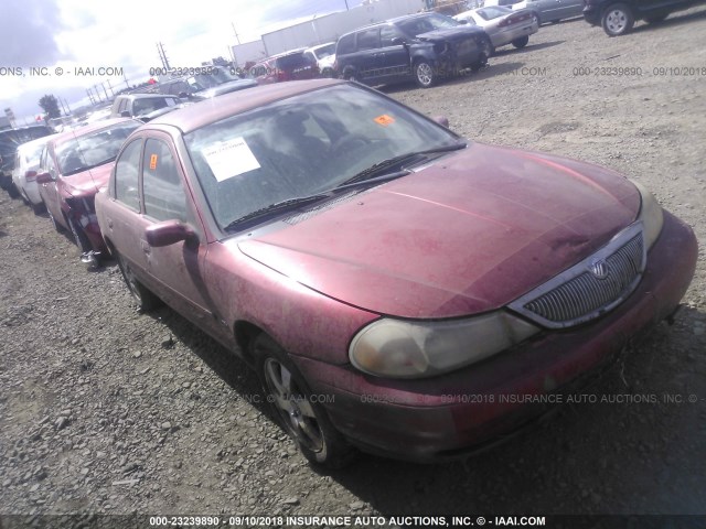 1MEFM66L2XK609929 - 1999 MERCURY MYSTIQUE LS RED photo 1