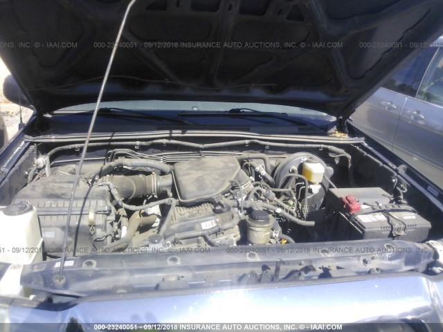 5TETX22N65Z015204 - 2005 TOYOTA TACOMA ACCESS CAB Blau Foto 10