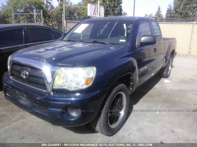 5TETX22N65Z015204 - 2005 TOYOTA TACOMA ACCESS CAB Blau Foto 2