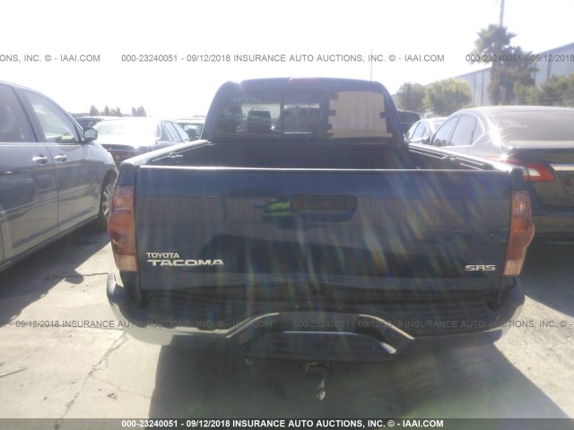 5TETX22N65Z015204 - 2005 TOYOTA TACOMA ACCESS CAB Blau Foto 6