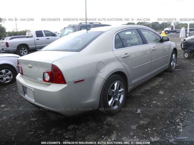 1G1ZC5EBXAF125441 - 2010 CHEVROLET MALIBU 1LT GOLD photo 4